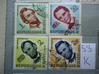 Фото марки Гаити серия 1959г