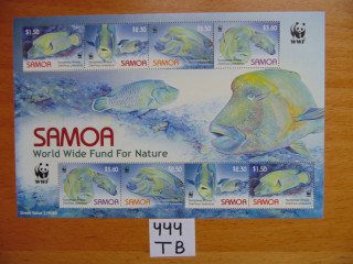 Фото марки Самоа малый лист 2006г **