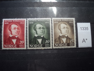 Фото марки Норвегия серия 1945г *