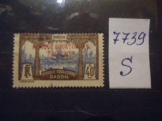 Фото марки Франц. Экваториальная Африка 1924г надпечатка