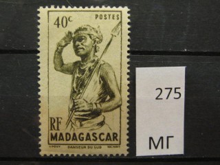 Фото марки Мадагаскар 1946г *