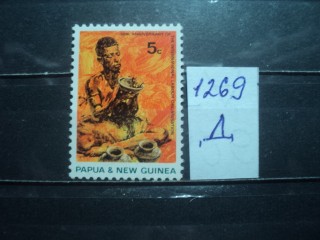 Фото марки Папуа. Новая Гвинея 1969г *