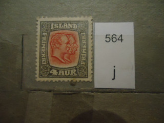 Фото марки Исландия 1907-1908гг *