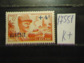 Фото марки Франц. Алжир 1949г надпечатка **