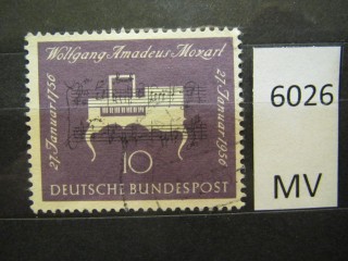 Фото марки ФРГ 1956г