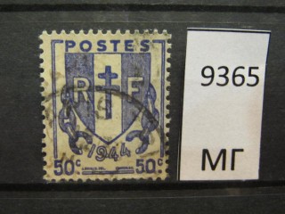 Фото марки Франция 1945г
