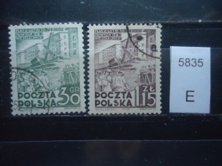 Фото марки Польша серия 1951г