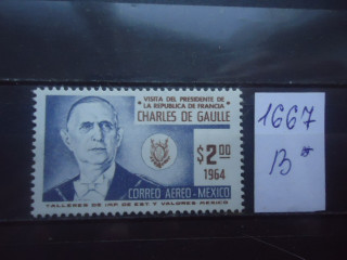 Фото марки Мексика 1964г **