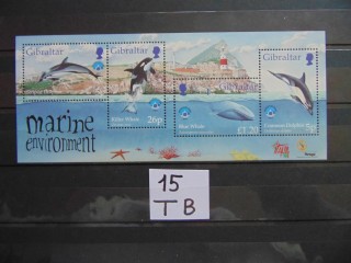 Фото марки Британский Гибралтар блок 1998г **