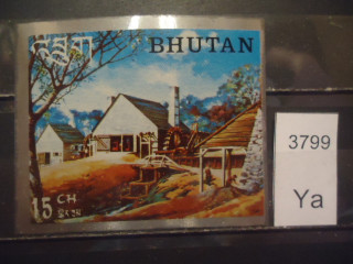 Фото марки Бутан 1969г **