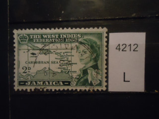 Фото марки Ямайка. 1958г