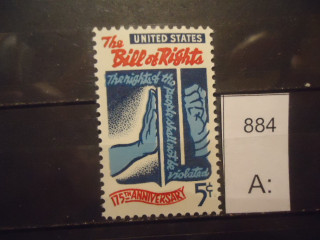 Фото марки США 1966г **