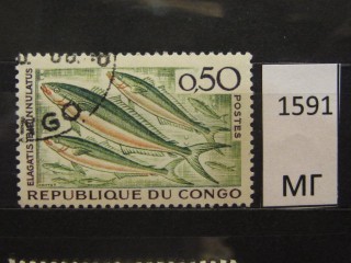 Фото марки Конго 1961г