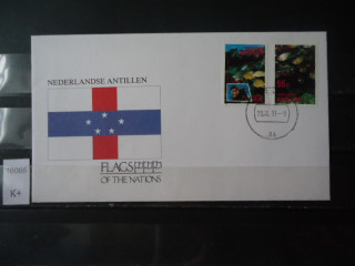 Фото марки Антильские острова конверт 1991г