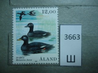 Фото марки Аландские острова 1987г **