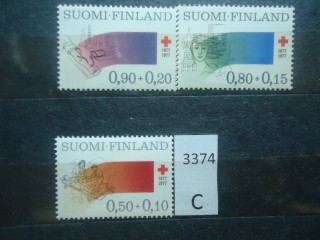 Фото марки Финляндия 1977г серия **