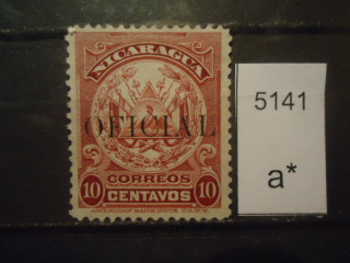 Фото марки Никарагуа 1909 г надпечатка