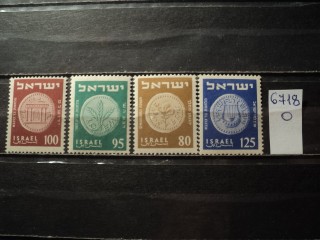 Фото марки Израиль серия 1954г *