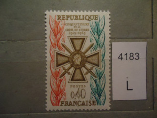Фото марки Франция 1965г **