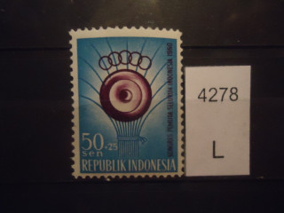 Фото марки Индонезия 1960г **