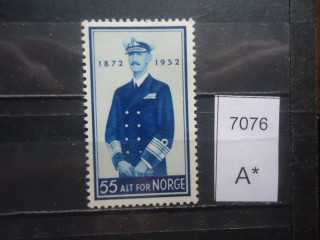 Фото марки Норвегия 1952г **