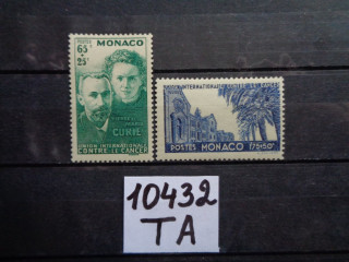Фото марки Монако серия 1938г *