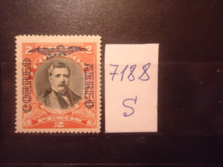 Фото марки Чили 1928г надпечатка *