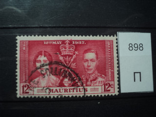 Фото марки Брит. Маврикий 1937г