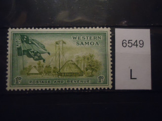 Фото марки Брит. Западное Самоа 1952г **
