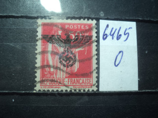 Фото марки Германская оккупация Франции 1940г