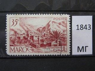 Фото марки Марокко 1950г