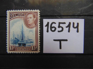 Фото марки Британские Бермуды 1938г **