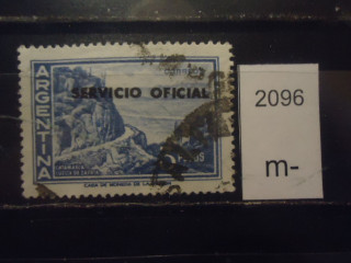 Фото марки Аргентина надпечатка