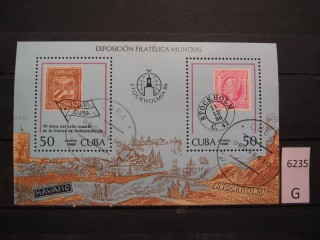 Фото марки Куба 1986г блок