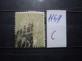 Фото марки Цейлон 1893г