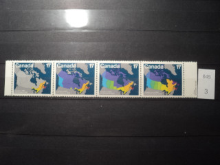 Фото марки Канада сцепка 1981г **