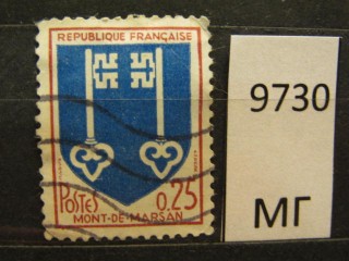 Фото марки Франция 1966г