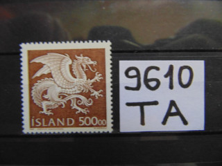 Фото марки Исландия марка 1989г **