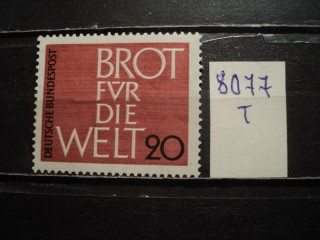 Фото марки Германия ФРГ 1962г **