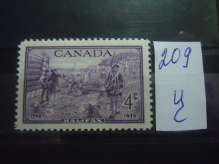 Фото марки Канада 1949г **