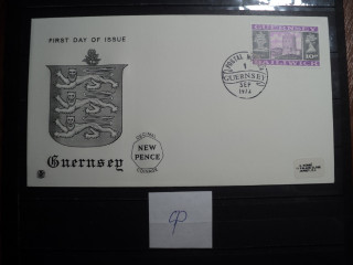 Фото марки Брит. Герсей 1972г конверт FDC