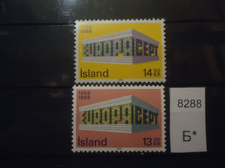 Фото марки Исландия 1969г серия **