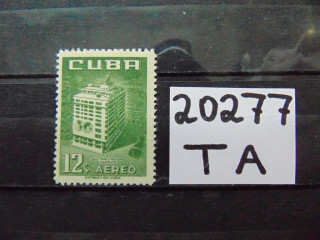 Фото марки Куба авиапочта 1956г **