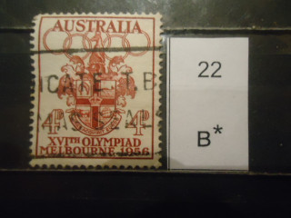 Фото марки Австралия 1956г