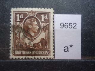 Фото марки Брит. Северная Родезия 1938г
