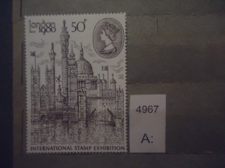 Фото марки Великобритания 1980г **