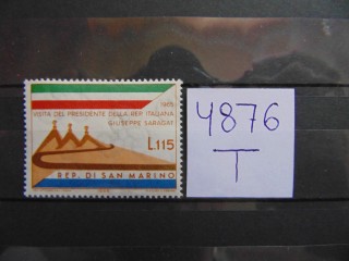 Фото марки Сан Марино марка 1949г **