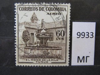 Фото марки Колумбия 1954г