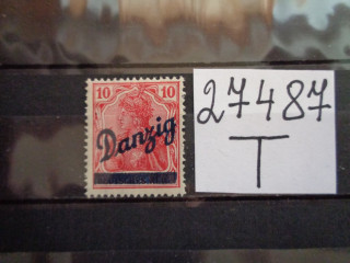Фото марки Данциг 1920г *