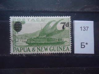 Фото марки Папуа-Новая Гвинея 1957г